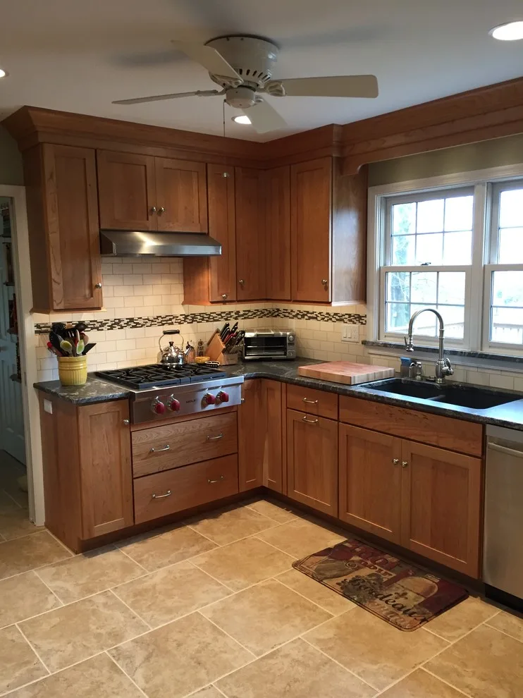 Cherry Wood with Silver Waves Leather Granite by Stacey Kocevar Designs, LLC - Photo 20