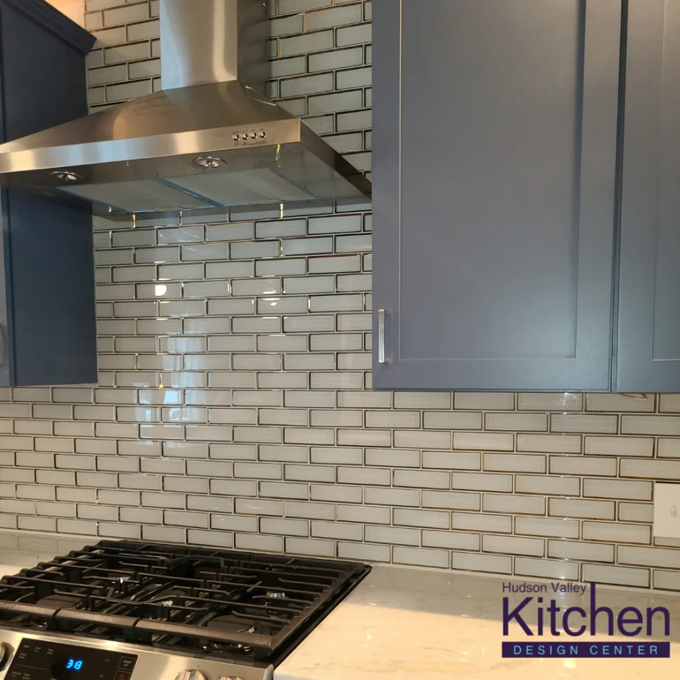 Modern Blue Kitchen Renovation by Hudson Valley Kitchen Design Center - Photo 7