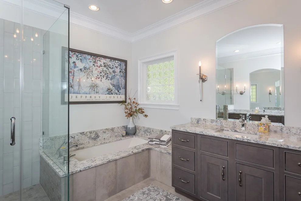 Oak Ridge Primary Bathroom by Badin Lake Builders - Photo 5
