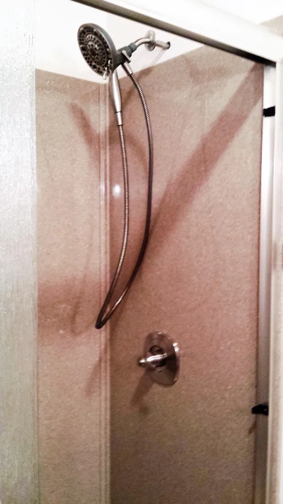 Onyx shower setup by LifeStyle Renovations, Inc. - Photo 4