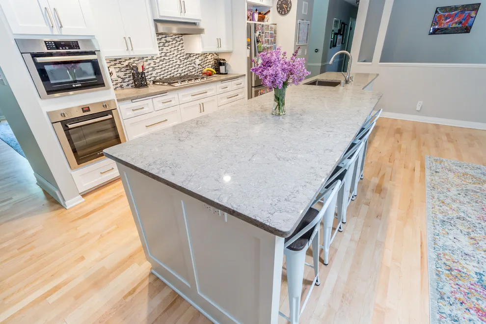 Modern Open Kitchen Renovation by Badger Carpentry, Inc. - Photo 2