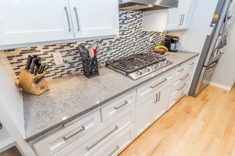 Modern Open Kitchen Renovation by Badger Carpentry, Inc. - Photo 3
