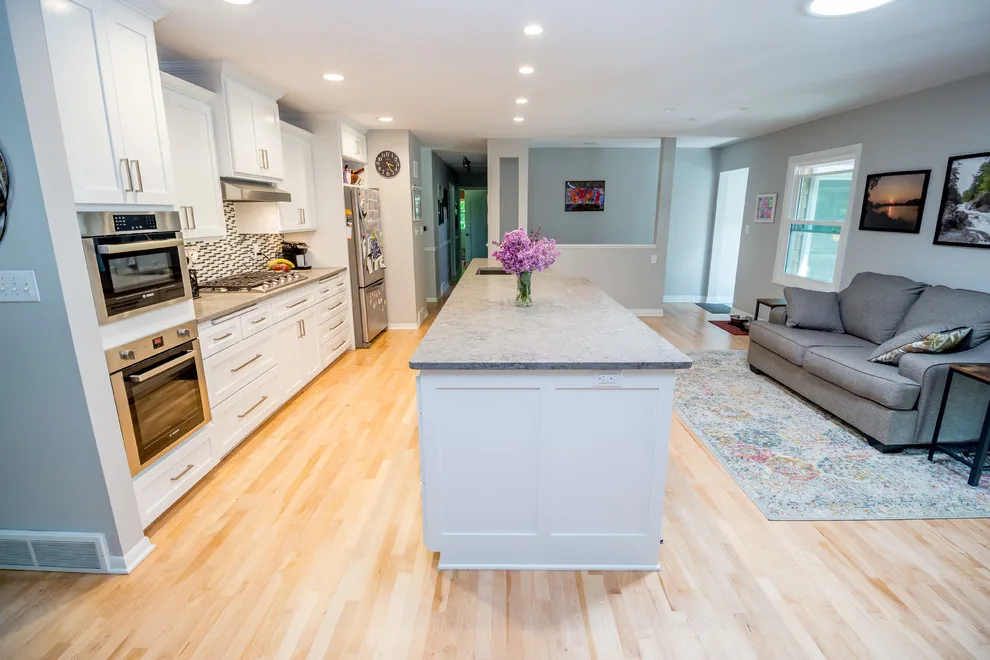 Modern Open Kitchen Renovation by Badger Carpentry, Inc. - Photo 15
