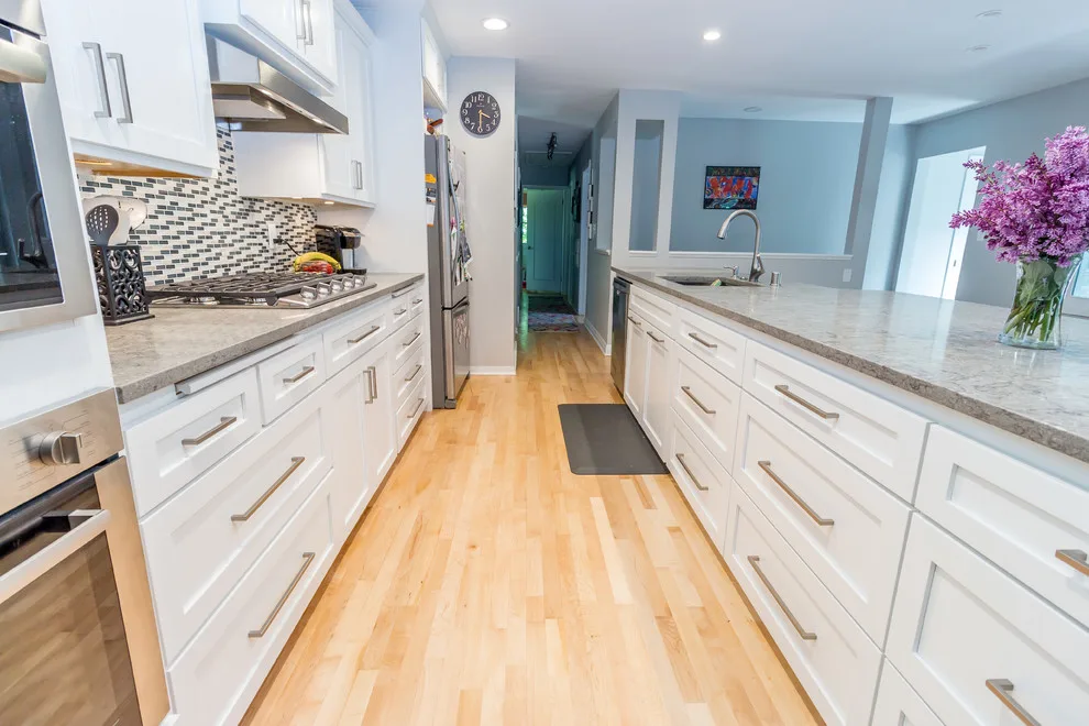 Modern Open Kitchen Renovation by Badger Carpentry, Inc. - Photo 19