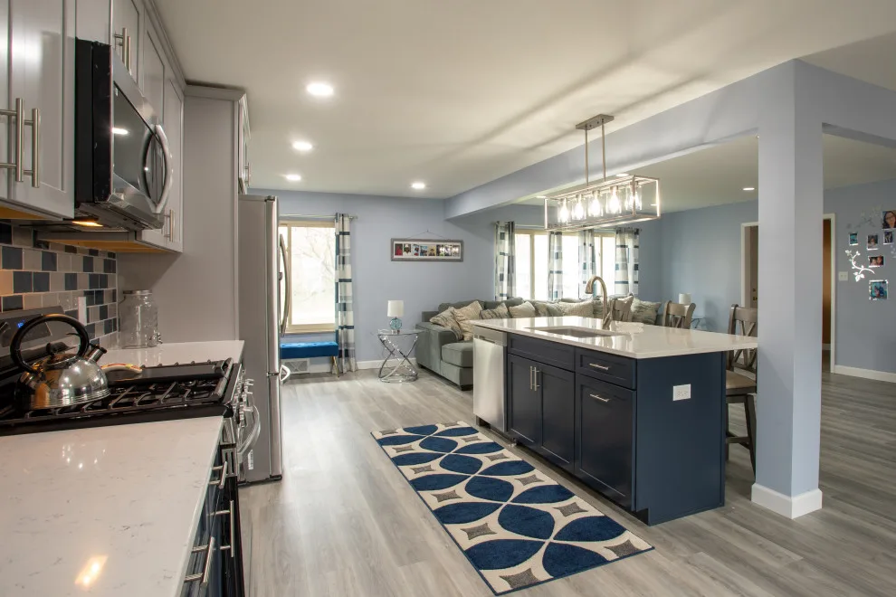 Open Layout - Ground Floor Remodeling - FW by Miracle Contracting Inc. - Photo 12