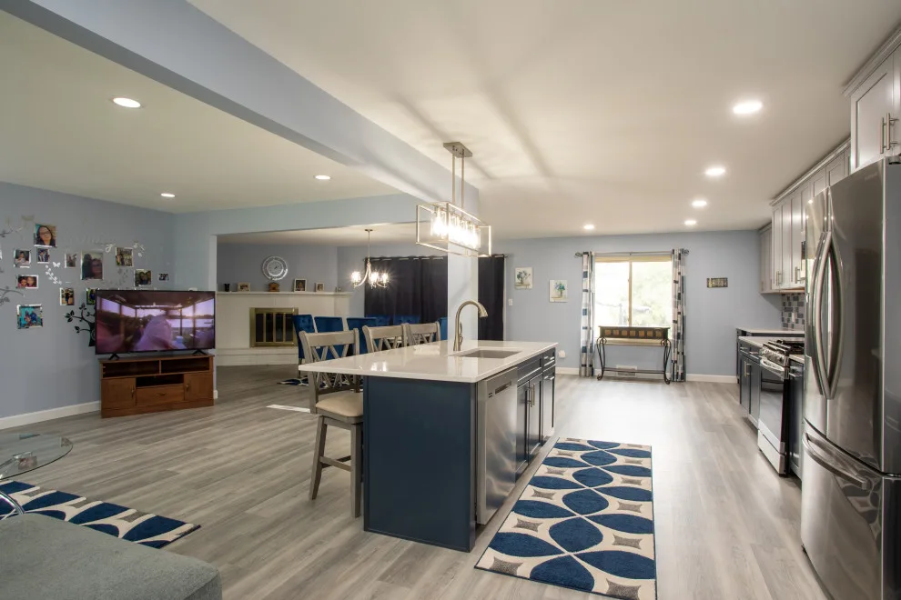 Open Layout - Ground Floor Remodeling - FW by Miracle Contracting Inc. - Photo 10