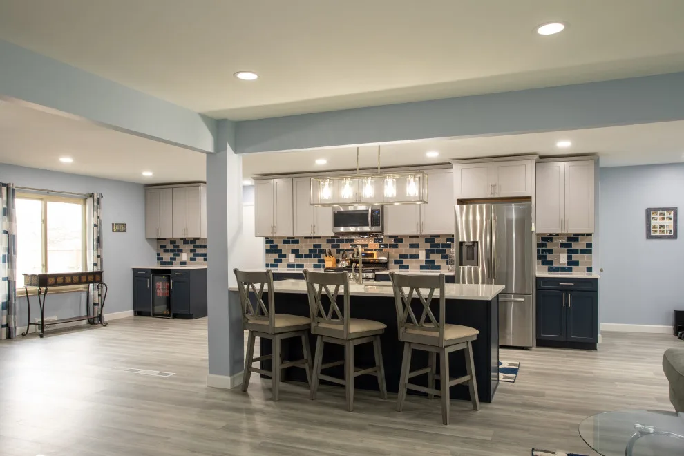 Open Layout - Ground Floor Remodeling - FW by Miracle Contracting Inc. - Photo 5