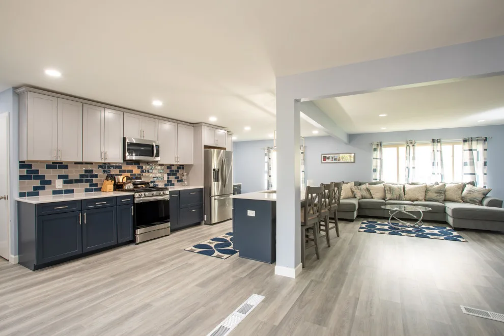 Open Layout - Ground Floor Remodeling - FW by Miracle Contracting Inc. - Photo 4