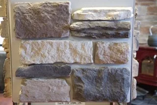 Fresh Stone Veneer Sample Displays by HX Home Solutions And North Star Stone - Photo 2