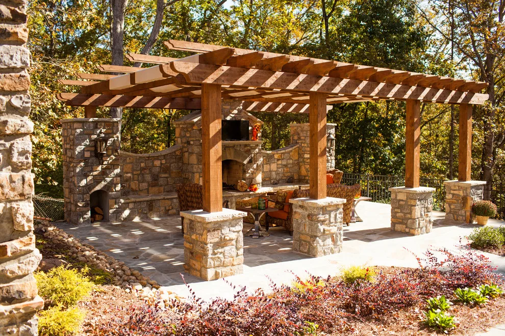 Marietta Patio Kitchen and Pergola by Boyce Design + Build - Photo 2