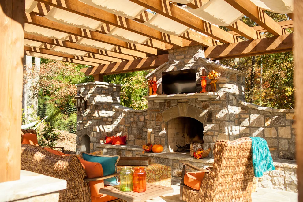 Marietta Patio Kitchen and Pergola by Boyce Design + Build - Photo 4