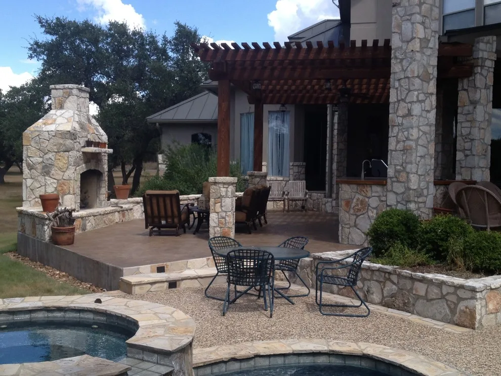 Alfresco Cooking Area/Outdoor Living Space/Canopy Structure by Lone Star Construction - Photo 2