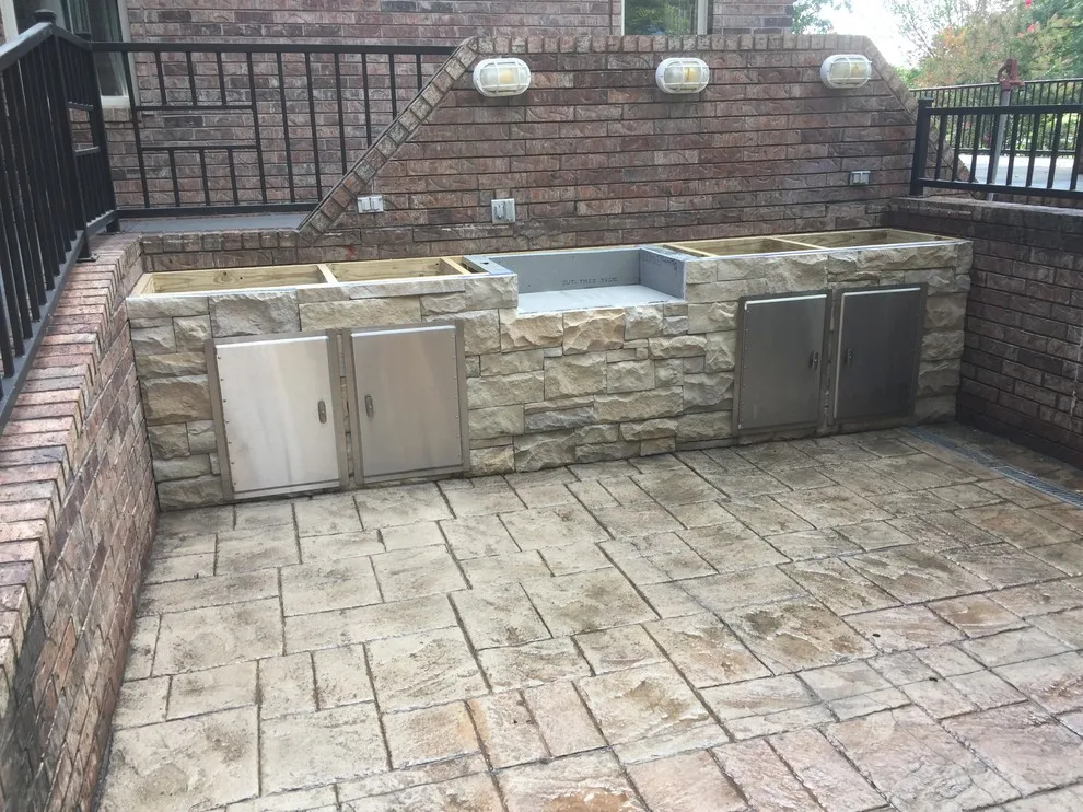 Alfresco cooking area by Advantedge Stone, LLC - Photo 5