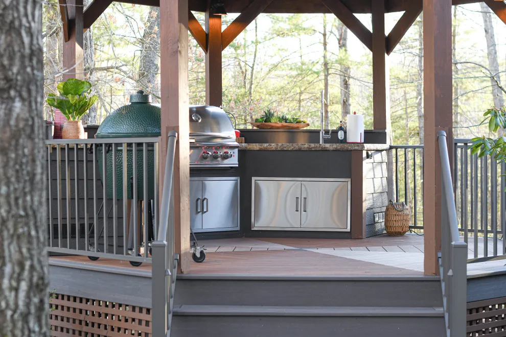 Al Fresco Cooking Area by Blue Ridge Design Build - Photo 2