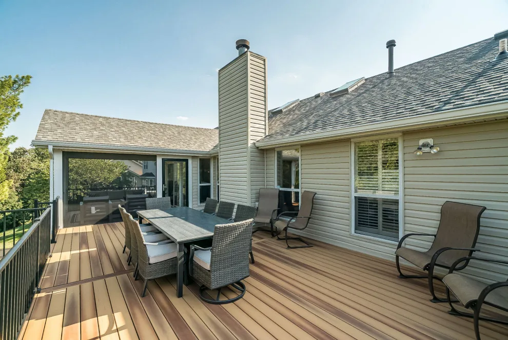Screened Patio with Deck for Outdoor Living by Lakeside Renovation & Design - Photo 6