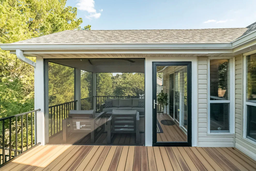 Screened Patio with Deck for Outdoor Living by Lakeside Renovation & Design - Photo 17