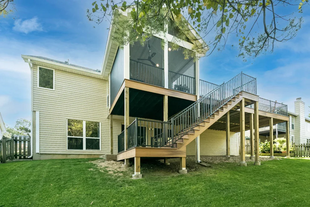 Screened Patio with Deck for Outdoor Living by Lakeside Renovation & Design - Photo 21