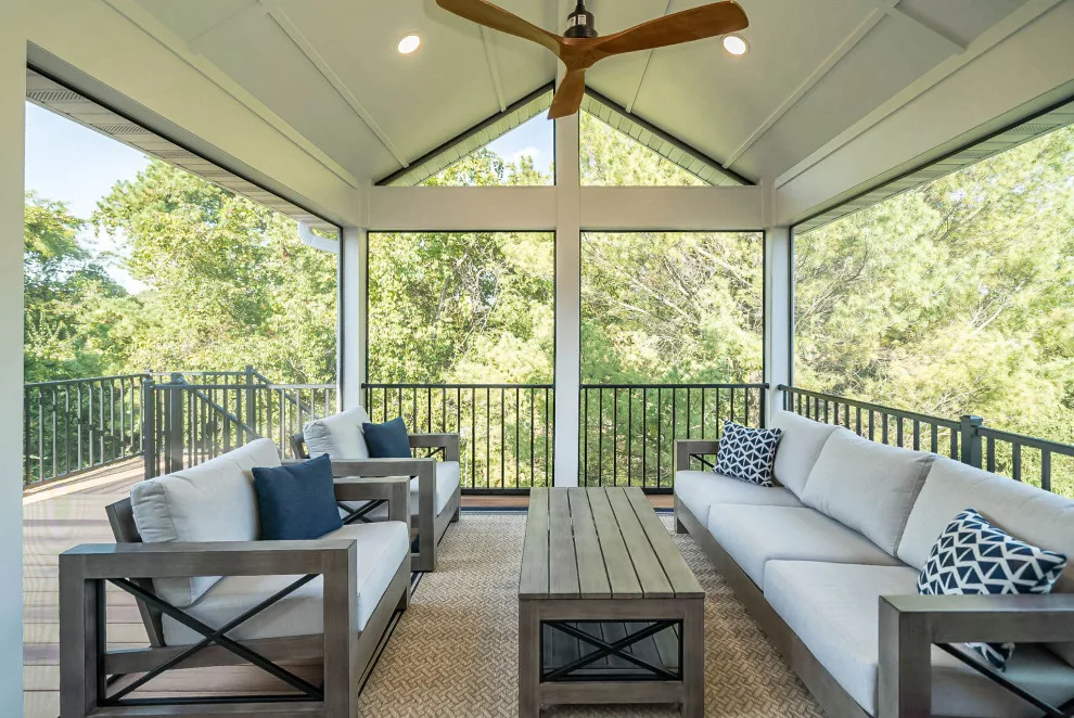 Screened Patio with Deck for Outdoor Living by Lakeside Renovation & Design - Photo 9