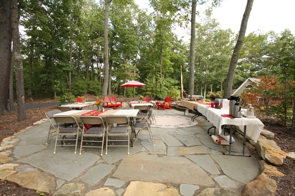 Outdoor gathering area by Blue Ridge Design Build - Photo 4