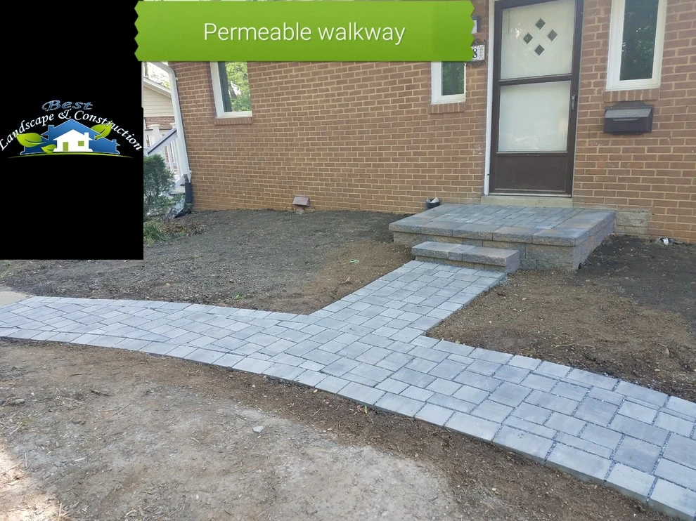 Permeable Walkway Greenbelt by Best Landscape & Construction - Photo 3