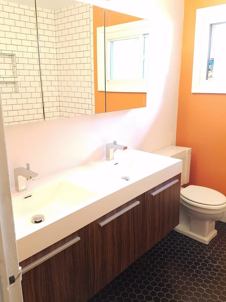 Contemporary Bathroom Renovation by Conservation Renovations Inc. - Photo 5