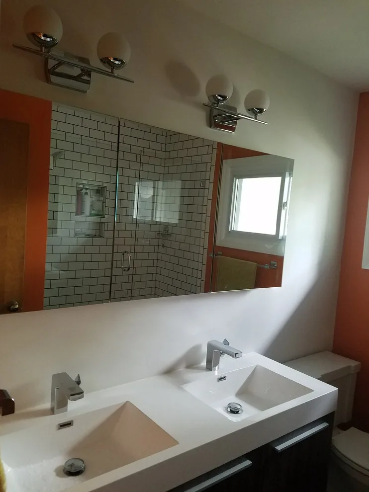Contemporary Bathroom Renovation by Conservation Renovations Inc. - Photo 3