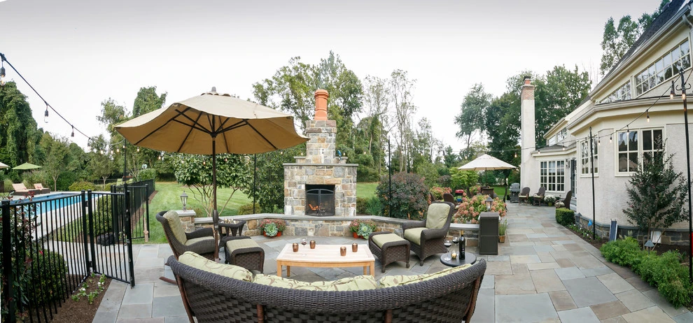Pool and Surrounding Patio Spaces by Burke Brothers Landscape Design/Build - Photo 9