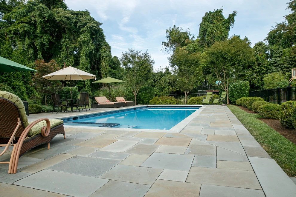Pool and Surrounding Patio Spaces by Burke Brothers Landscape Design/Build - Photo 21