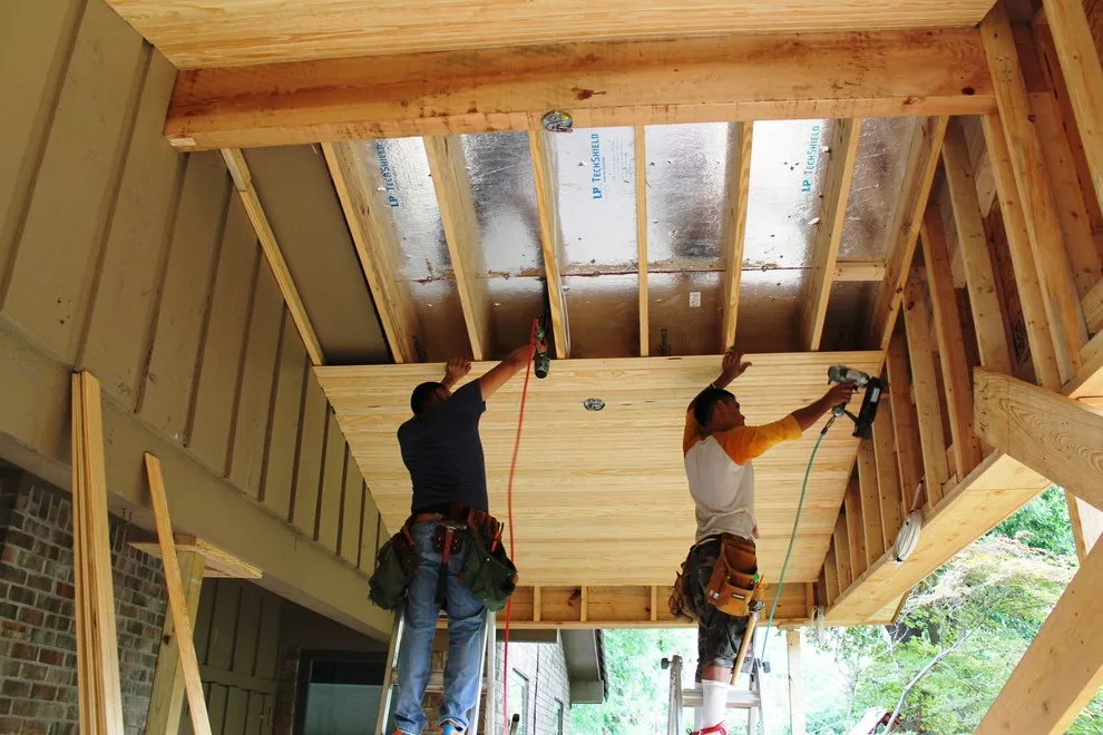 House-Matching Patio Cover by Property Rehab Services - Photo 12