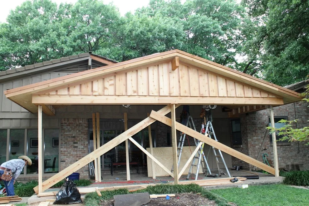 House-Matching Patio Cover by Property Rehab Services - Photo 14