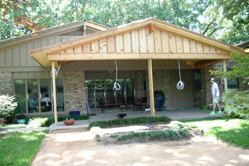 House-Matching Patio Cover by Property Rehab Services - Photo 16