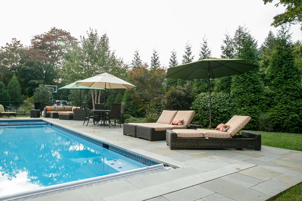 Pool and Surrounding Patio Spaces by Burke Brothers Landscape Design/Build - Photo 13
