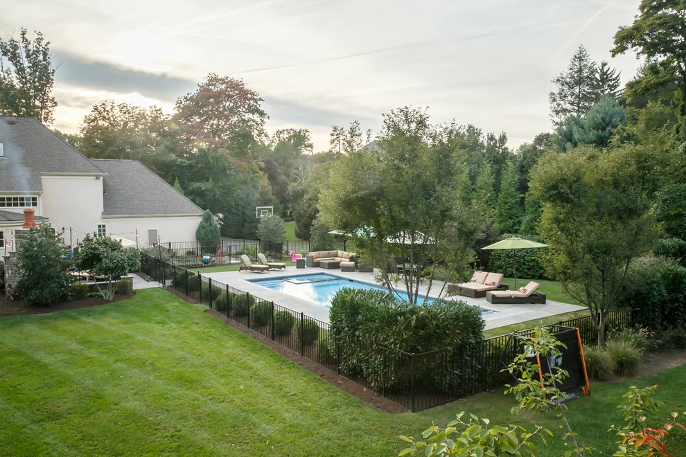 Pool and Surrounding Patio Spaces by Burke Brothers Landscape Design/Build - Photo 14
