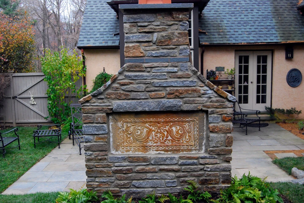 Custom Fireplaces by Burke Brothers Landscape Design/Build - Photo 13