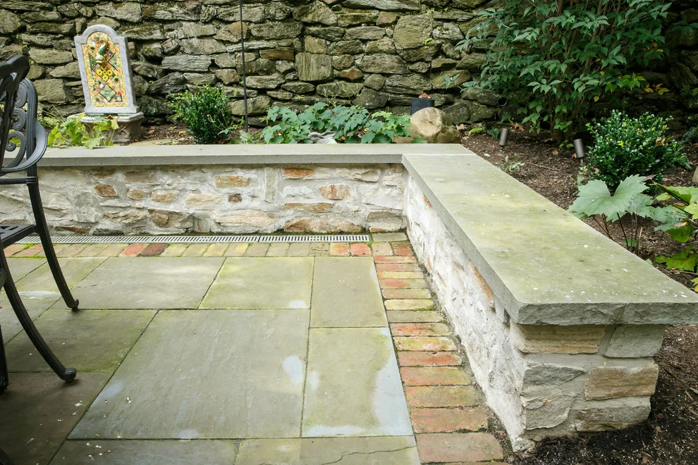 Flagstone Patio & Cookstation in the Shade by Burke Brothers Landscape Design/Build - Photo 5