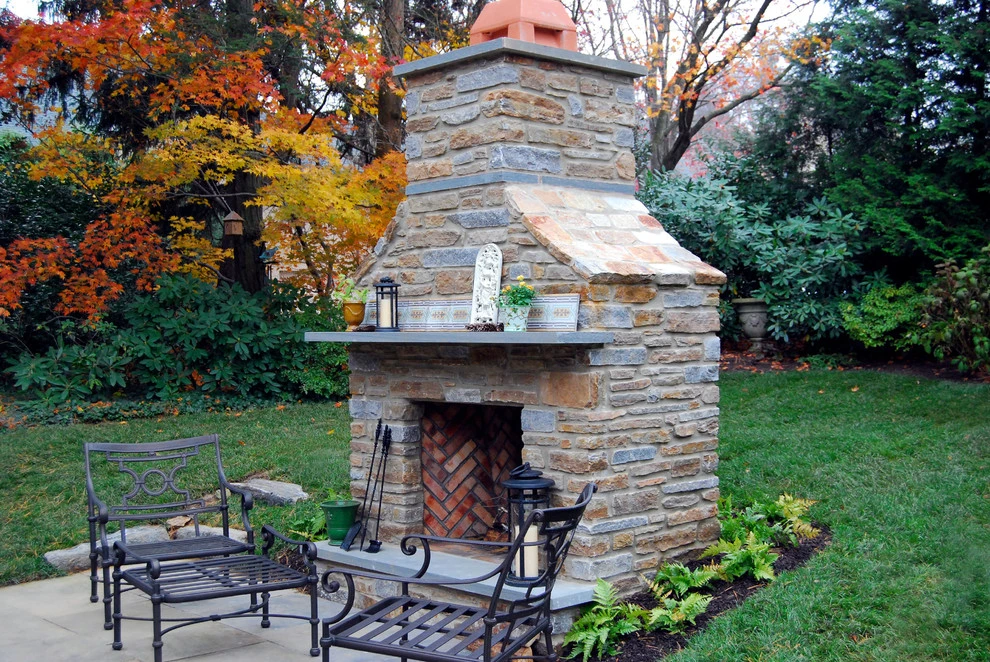 Custom Fireplaces by Burke Brothers Landscape Design/Build - Photo 5