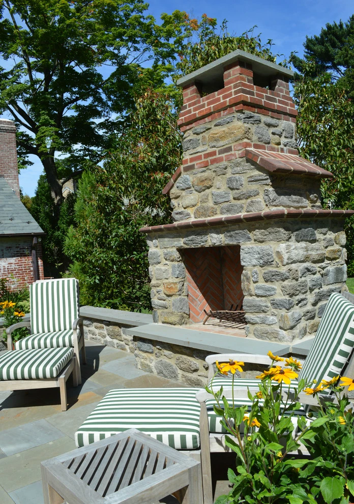 Custom Fireplaces by Burke Brothers Landscape Design/Build - Photo 7