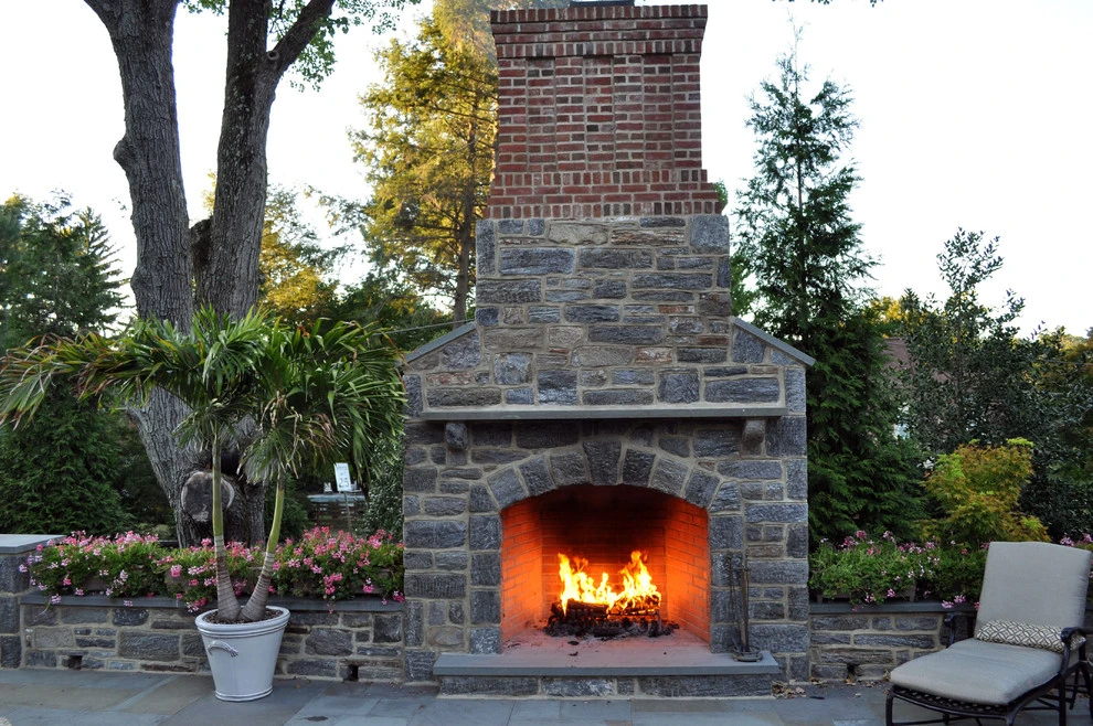 Custom Fireplaces by Burke Brothers Landscape Design/Build - Photo 6