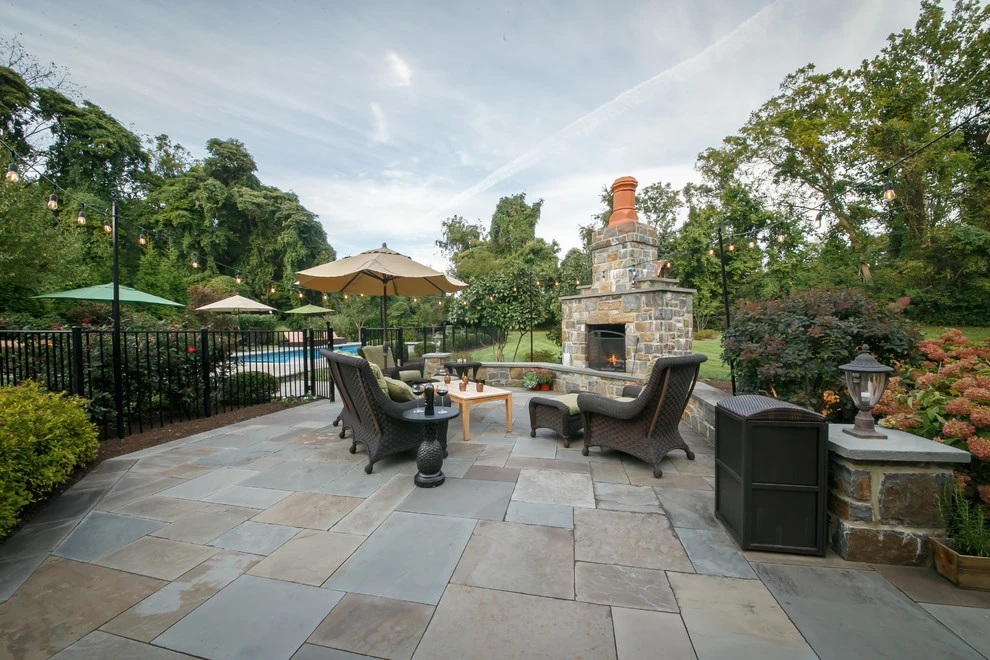 Pool and Surrounding Patio Spaces by Burke Brothers Landscape Design/Build - Photo 6