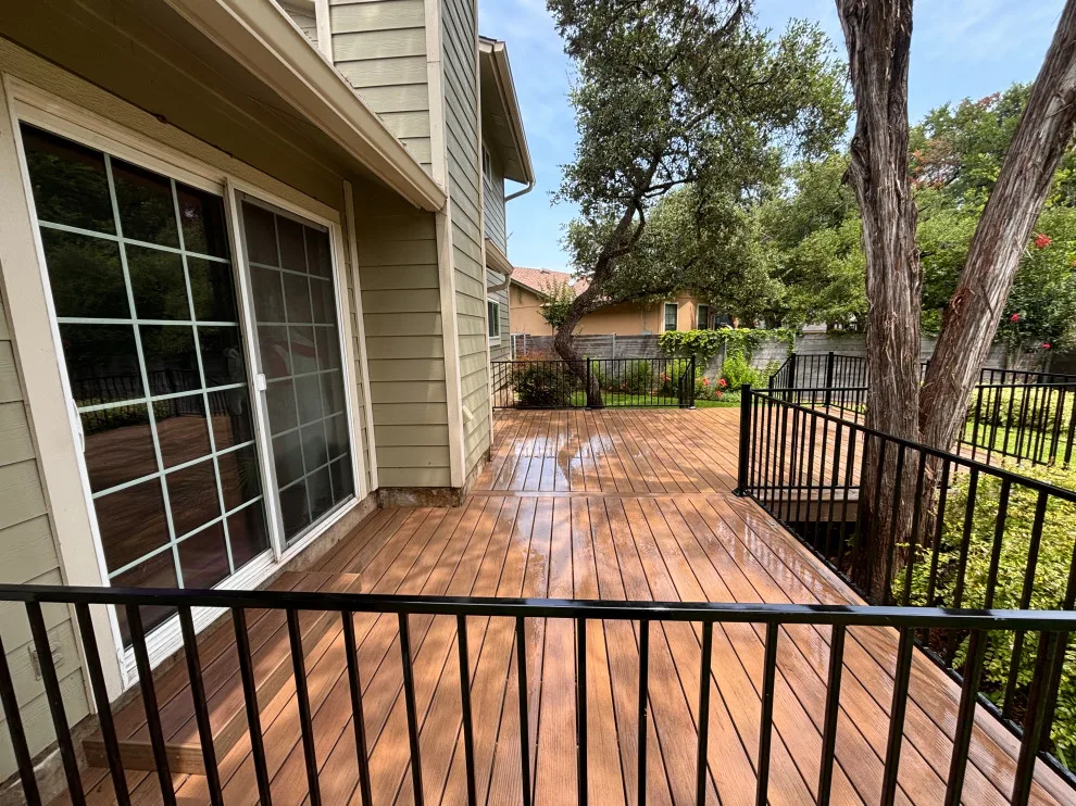 pecan wood decking by ATX Outdoor Construction LLC - Photo 3