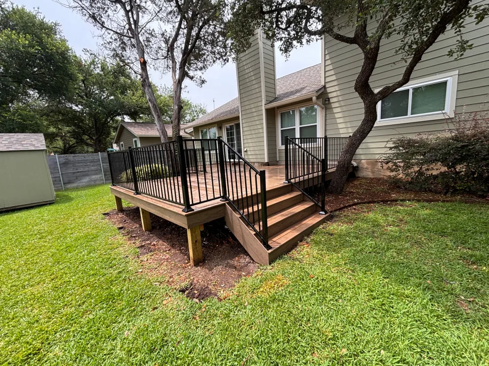 pecan wood decking by ATX Outdoor Construction LLC - Photo 2