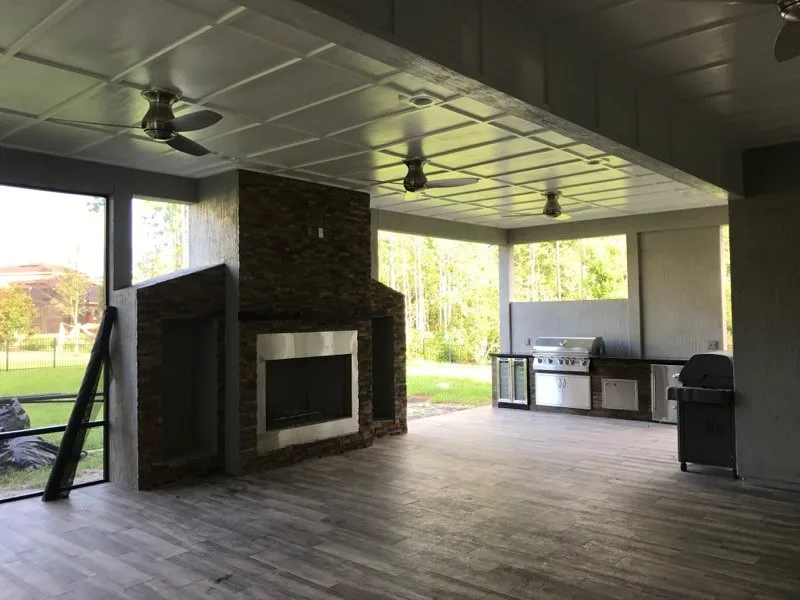 Covered Lanai with Summer Kitchen by All Florida Custom Homes - Photo 3