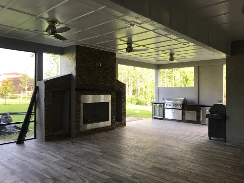 Covered Lanai with Summer Kitchen by All Florida Custom Homes - Photo 5
