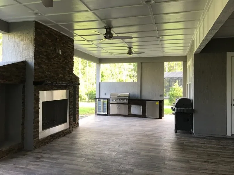 Covered Lanai with Summer Kitchen by All Florida Custom Homes - Photo 4