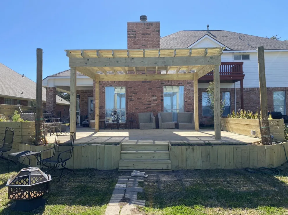 Deck and Pergola by Texan Home Additions - Photo 2