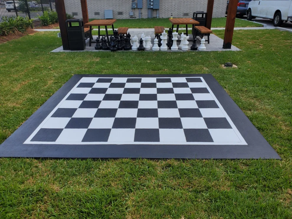 Concrete Chessboard Pergola by MGI Construction - Photo 10