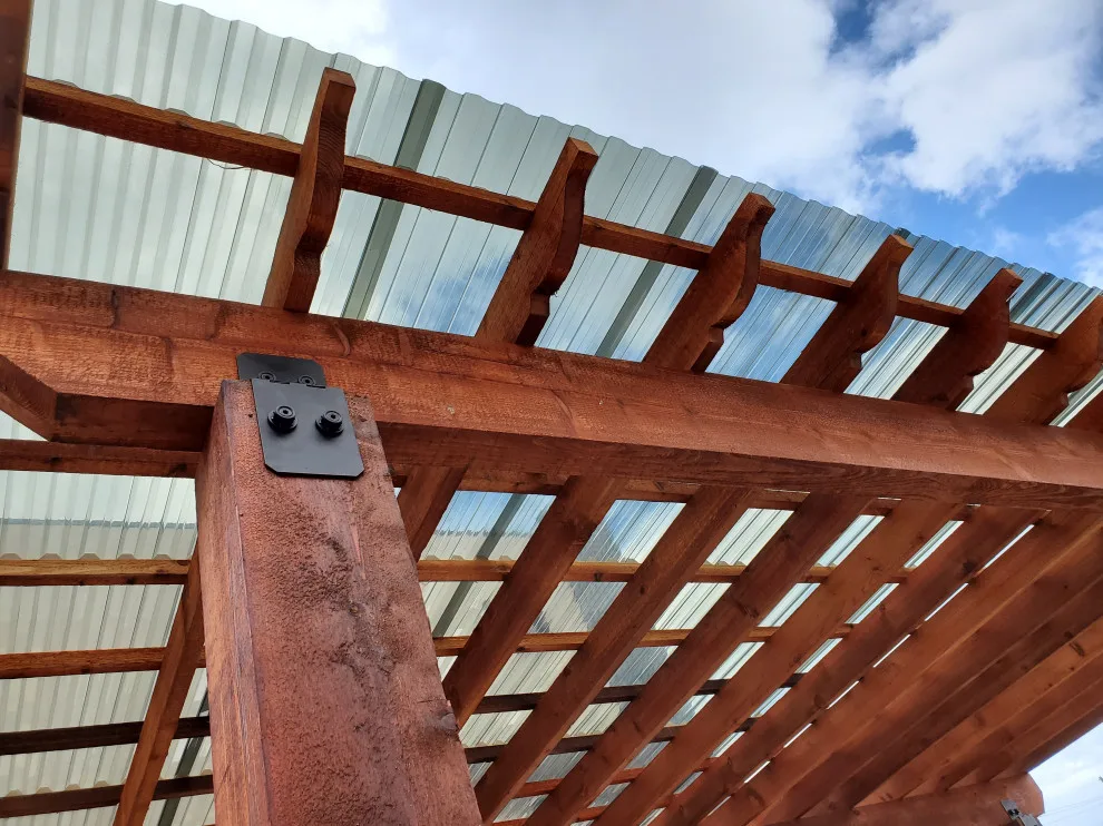 Concrete Chessboard Pergola by MGI Construction - Photo 6