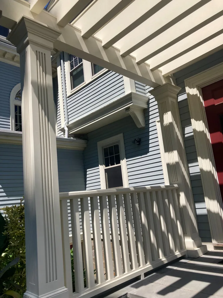 Pondside Pergola in Jamaica Plain by Peter Buzzelle Custom Carpentry Inc. - Photo 4