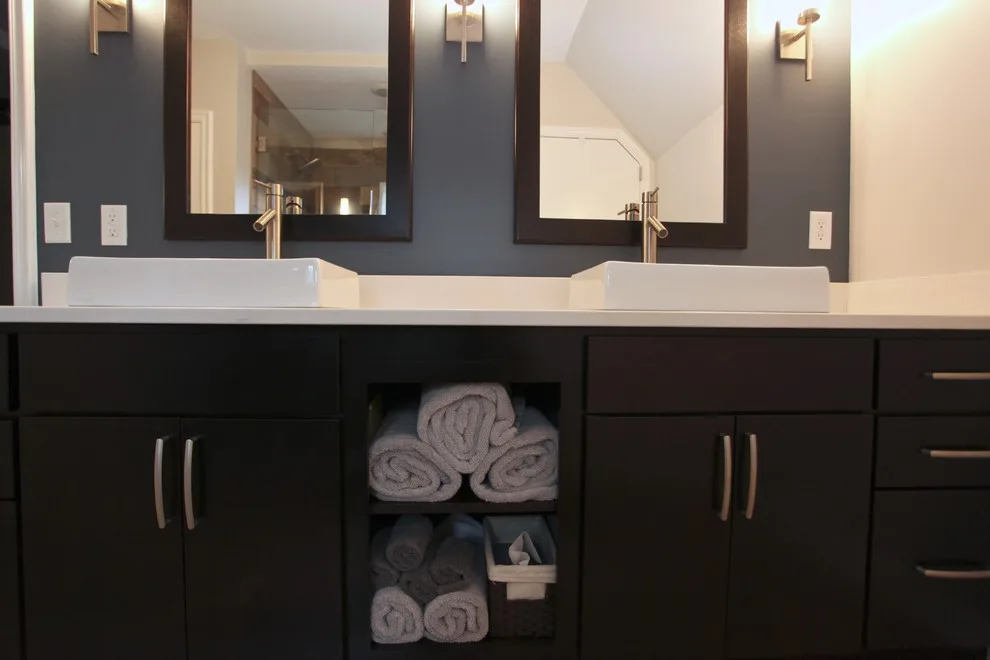 Modern Bathroom with a Rustic Touch by Booher Remodeling Company - Photo 4