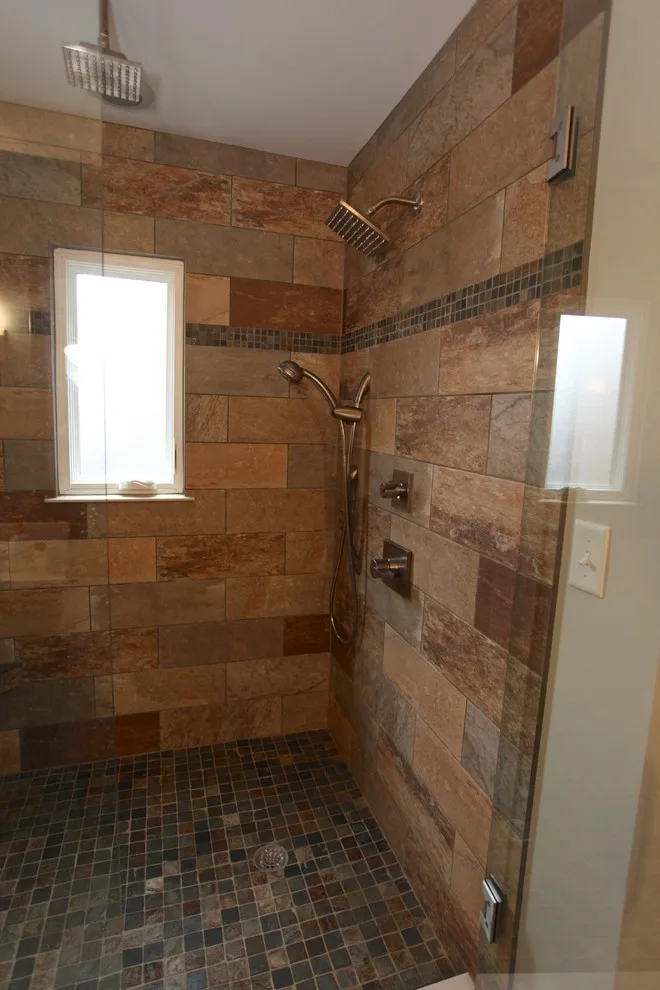 Modern Bathroom with a Rustic Touch by Booher Remodeling Company - Photo 2